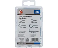 BGS Háčky šroubovací, sada 80 dílů (2)