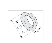 Protherm růžice 100 mm NYLON - vnitřní SR3D (1)