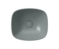 GSI NUBES keramické umyvadlo na desku 40x35cm, agave mat (3)