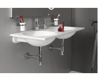 AQUALINE Umyvadlový sifon 5/4", odpad 32mm kulatý, chrom (4)