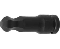 BGS Zásuvka rázového bitu ,  12,5 mm (1/2&quot;) pohon ,  vnitřní šestihran s kulovou hlavou 17 mm