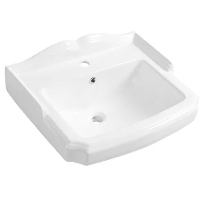 AQUALINE ANTIK keramické umyvadlo, 58x47cm, bílá
