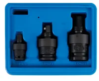 BGS Adaptéry kloubové 1/4&quot;, 3/8&quot;, 1/2&quot; pro pneumatické nářadí, CRMO