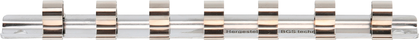 Bgs kolejnice pro 3/8" hlavice, 7 klipů