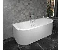 POLYSAN VIVA D MONOLITH nástěnná stojící vana 180x75x60cm, bílá (3)