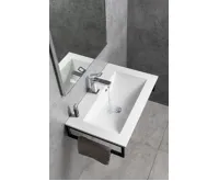 SAPHO YUKON umyvadlo, litý mramor, 70x45cm, bílá (4)