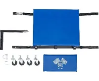 BGS Pojízdné dílenské sedátko, extra ploché (4)