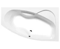 POLYSAN MAMBA R asymetrická vana 160x95x44cm, bílá