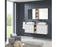 Aira desk, koupelnová deska na skříňku, bílá, 810 mm (1)