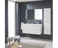 Aira, koupelnová skříňka s keramickým umyvadlem 120 cm, bílá (4)