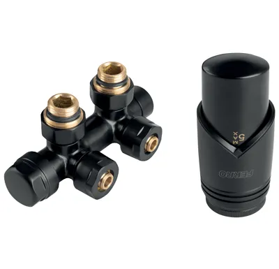 NOVASERVIS Sada na otopná tělesa se středovým připojením, rohová - ZTD30BL