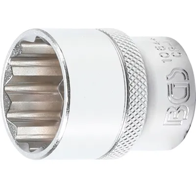 BGS Hlavice nástrčná 1/2" 24,0 mm, 12ti hranná