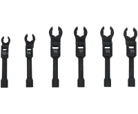 BGS Sada plochých otevřených klíčů,  10 mm (3/8"),  s kloubem,  6dílná - BGS 74302 (7)