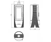 PLAMEN Litinová krbová kamna NERA (10)