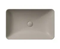 GSI PURA keramické umyvadlo na desku 60x38cm, tortora mat (3)