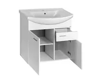 AQUALINE ZOJA umyvadlová skříňka 71,5x74x34cm, bílá (1)