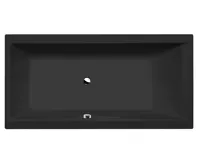 POLYSAN CLEO obdélníková vana 180x90x48cm, černá mat POLYSAN CLEO obdélníková vana 180x90x48cm, černá mat