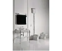 KERASAN WALDORF WC mísa stojící, 37x65cm, spodní/zadní odpad, bílá (6)