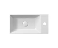 GSI KUBE X keramické umývátko 50x25cm, pravé/levé, bílá ExtraGlaze (1)