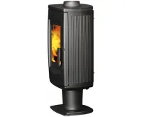 PLAMEN PLAMEN Litinová krbová kamna ARIA - černá (1)