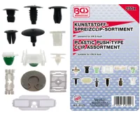 BGS Příchytky čalounění pro vozy VW, sortiment 255 dílů BGS Příchytky čalounění pro vozy VW, sortiment 255 dílů