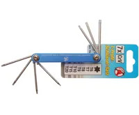 BGS Klíče T-profil T6-T20, v pořadači, sada 7 dílů