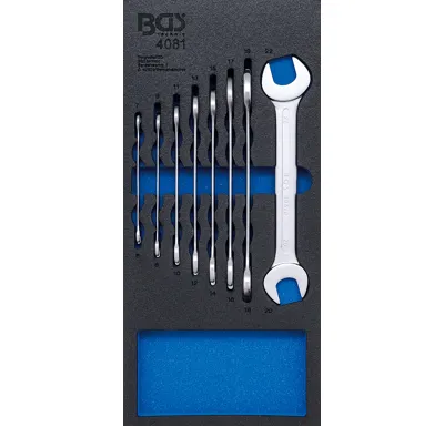 BGS Modul - klíče ploché 6-22 mm, 8 dílů