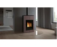 HS Flamingo Krbová kamna AQUAFLAM VARIO ® SAPORO 11/5kW hnědá - sametová, elektronická regulace (18)