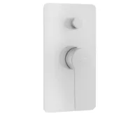 SAPHO PAX podomítková sprchová baterie, 2 výstupy, bílá mat SAPHO PAX podomítková sprchová baterie, 2 výstupy, bílá mat