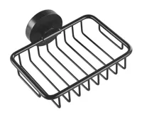 SAPHO X-ROUND BLACK mýdlenka drátěná, černá mat SAPHO X-ROUND BLACK mýdlenka drátěná, černá mat