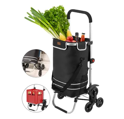 HomeLife Nákupní skládací vozík 3v1, 99 x 45 x 31 cm