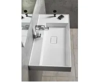 SAPHO GODIVA umyvadlo, litý mramor, 83x44cm, bílá (6)