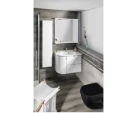 SAPHO PULSE umyvadlo rohové, litý mramor, 75x45cm, pravé, bílá (4)