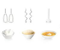 Bosch Ruční šlehač ErgoMixx MFQ36440, 450 W - bílá (1)