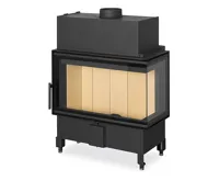 ROMOTOP Krbová vložka HEAT Levé 2G S 70.44.33.23 rohové s otevíráním dvířek do strany a děleným sklem