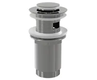 ALCAPLAST Výpust umyvadlová CLICK/CLACK G 5/4" s přepadem, malá zátka, kov, chrom-lesk A391 ALCAPLAST Výpust umyvadlová CLICK/CLACK G 5/4" s přepadem, malá zátka, kov, chrom-lesk A391