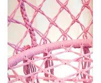 Závěsné křeslo AMBROSIA starorůžová IWH-10190004 - výprodej (3)