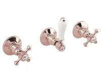 SAPHO ANTEA podomítková sprchová baterie, 2 výstupy, růžové zlato