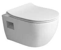 BRUCKNER LUNA závěsná WC mísa, Vortex Rimless, 35,5x49cm, bílá (5)