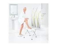 RIDDER HANDICAP stolička skládací, bílá (1)