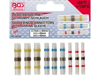 BGS Spojky pájecí 2,7-4,5-6,8 mm, smršťovací, 9 dílů