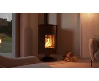 HS Flamingo Krbová kamna MASTERFLAMME ® Grande II, hnědá - sametová (16)