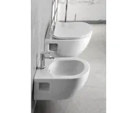 SAPHO BRILLA bidet závěsný, 35,5x53 cm, bílá (7)