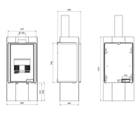 HS Flamingo Krbová kamna FLAMINGO DELUXE ® PULAU, hnědá - sametová (10)