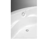 AQUALINE DUNAJ rohová vana 140x140x48cm, bílá (3)