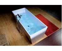 POLYSAN HERHIS volně stojící vana litý mramor 170x72x63cm, bílá (5)