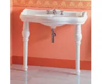 KERASAN RETRO keramické umyvadlo 100x54,5cm, 3 otvory, bílá (3)