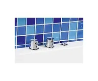 SAPHO Tříprvková baterie na okraj vany, chrom (1)