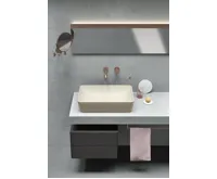 GSI NUBES keramické umyvadlo na desku 60x38cm, creta mat (5)