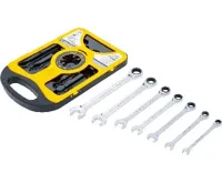 BGS Klíče očkoploché ráčnové 8,0 - 19,0 mm, sada 7 dílů,Hobby (1)